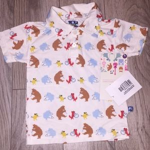 Kickee pants “boy parade” shirt. Size 12-18